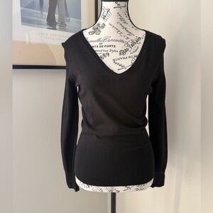 Mexx Classic Black V-Neck Sweater